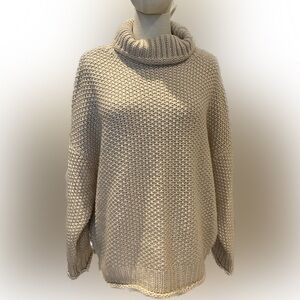Aakaa Brand • Cowl Neck Knit Sweater